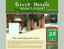 Tablet Screenshot of greenhotels.com